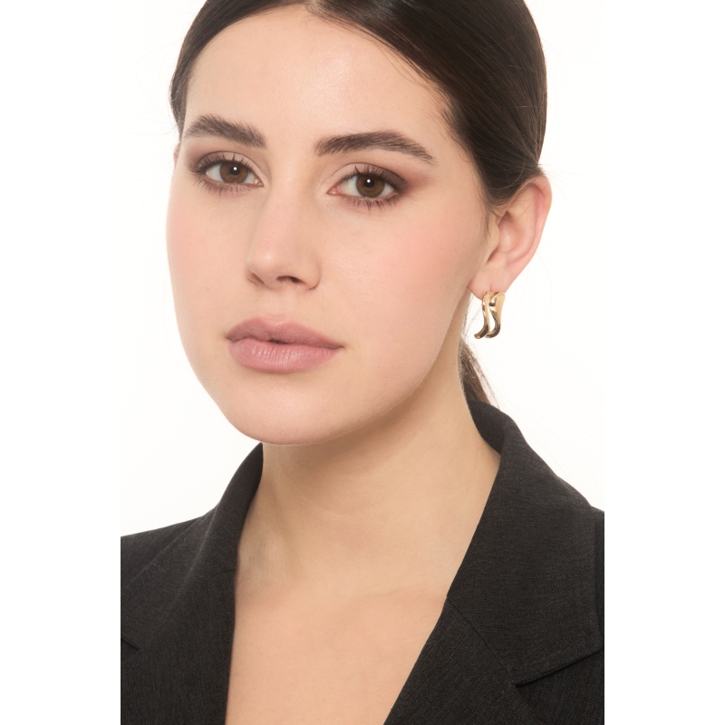 Ausgefallene Ohrstecker aus 750er Gelbgold Ausgefallene Ohrstecker aus 750er Gelbgold