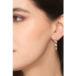Roségold 18K Ohrhänger mit Brillanten  2
