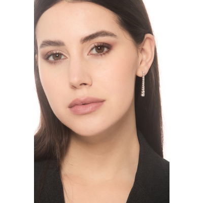 Diamant Ohrhänger aus 750er Weißgold