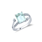 Aquamarin Ring mi...