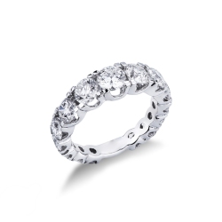 Ring Weissgold mit Diamanten
