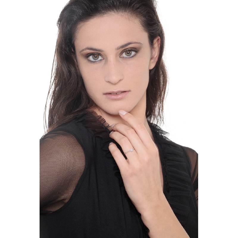 Weißgold Antragsring Diamant 0,25 Karat Weißgold Antragsring Diamant 0,25 Karat