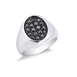 Chevalier Ring aus 18K Gold