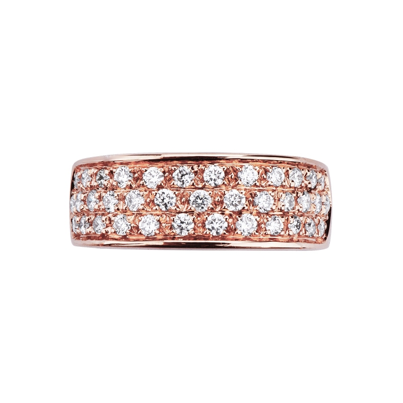 Bandring aus 18K Roségold mit Brillanten Bandring aus 18K Roségold mit Brillanten