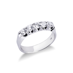 Diamantring Weißgold 750