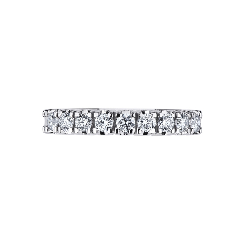 Diamantring Weißgold mit 9 Edelsteinen Diamantring Weißgold mit 9 Edelsteinen