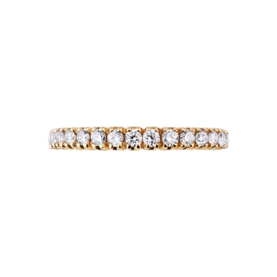 Gelbgold 750 Eternity Ring mit Diamanten