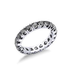 Eternity Ring Herrenring Weißgold 18k