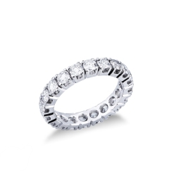 Ewigkeitsring Memoire Ring Weißgold