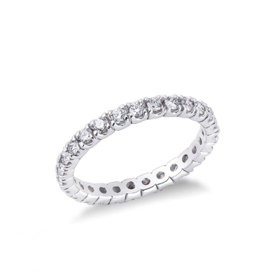 Eternity Ring Weißgold 18k Diamant