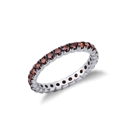Memory Ring Weißgold 750