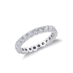 Memoire Ring Diamant 750er Weißgold