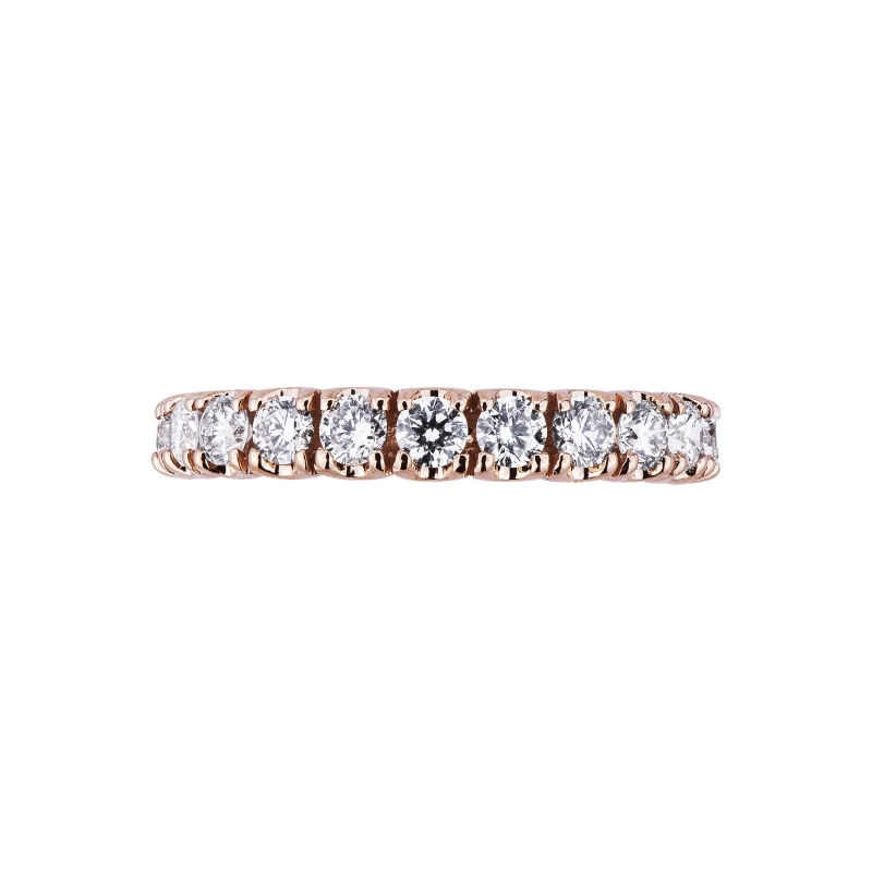 Eternity Ring aus Roségold 18K mit Diamanten Eternity Ring aus Roségold 18K mit Diamanten