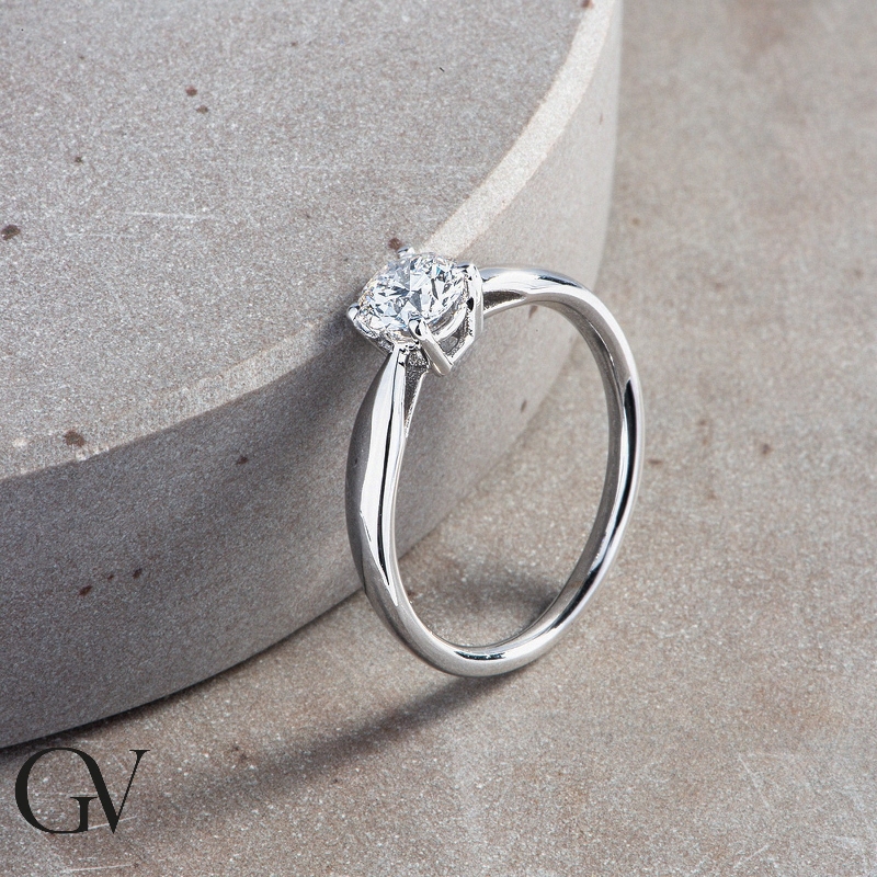 Verlobungsring Weißgold Diamant 0,70 ct Verlobungsring Weißgold Diamant 0,70 ct