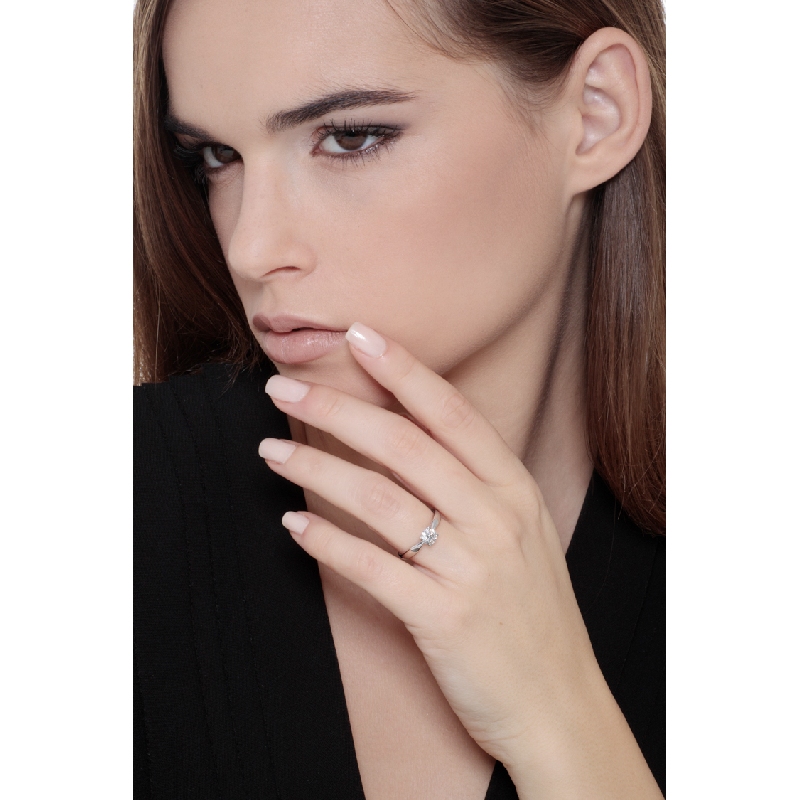 Verlobungsring Weißgold Diamant 0,70 ct Verlobungsring Weißgold Diamant 0,70 ct