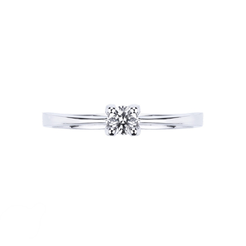 Weißgold Antragsring Diamant 0,20 Karat Weißgold Antragsring Diamant 0,20 Karat