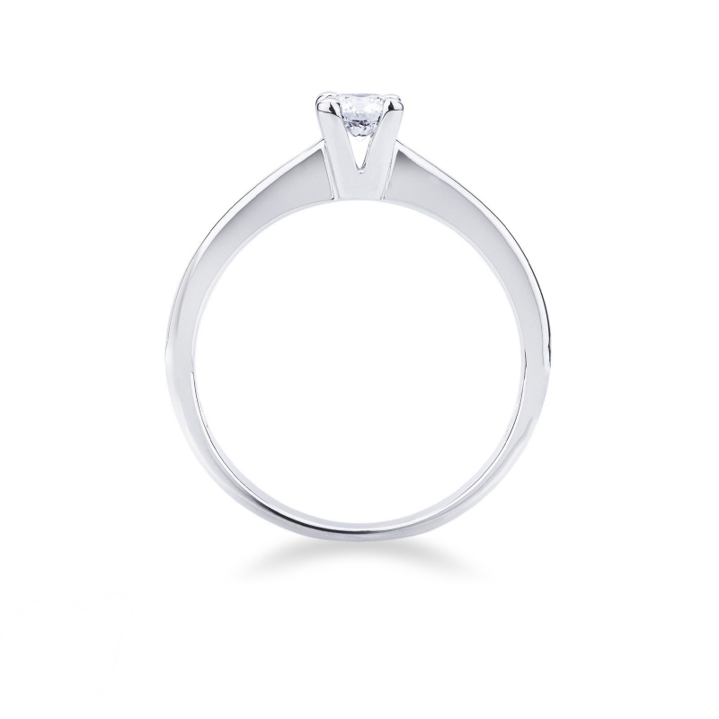 Weißgold Antragsring Diamant 0,25 Karat Weißgold Antragsring Diamant 0,25 Karat