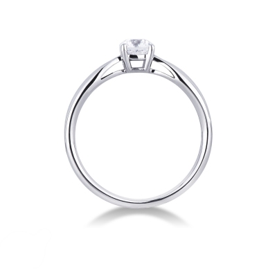 Verlobungsring Weißgold Diamant 0,50 ct