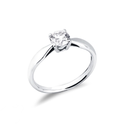 Verlobungsring Weißgold Diamant 0,70 ct