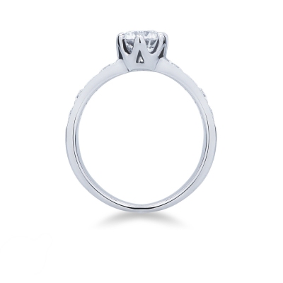Solitärring Verlobungsring mit 0,90 ct Diamant