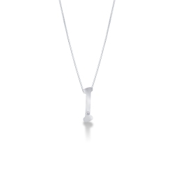 Initialen Kette I Weißgold und Diamanten