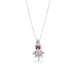 Saphir rosa Halsk...