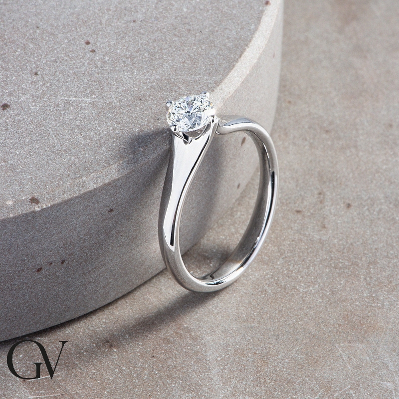 Damenring Weißgold mit Diamanten -ANN2701BBB- Gioielli di Valenza -50% 1,675.00