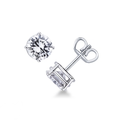 Ohrstecker mit Diamanten Weißgold 1,80 kt