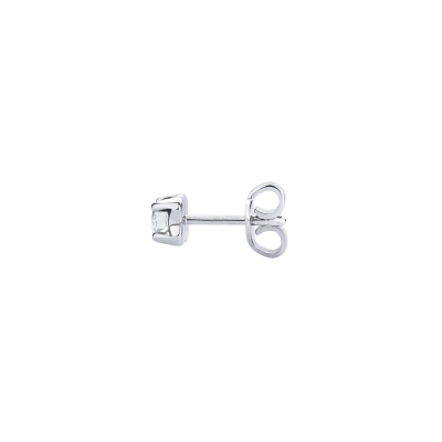 Einzelner Ohrstecker Herren mit Diamant, 0,20 ct