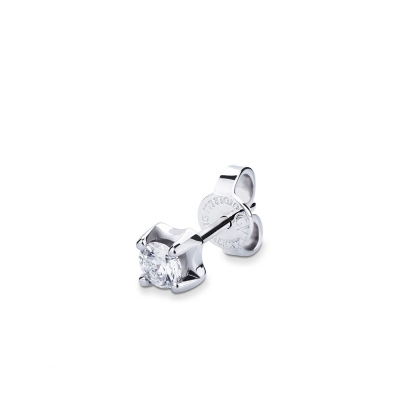 Einzelner Ohrstecker Herren mit Diamant, 0,20 ct