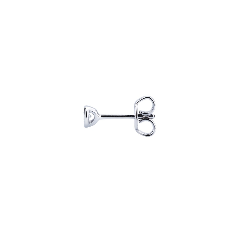 Herren Einzelner Ohrstecker mit Diamant 0,05 kt Herren Einzelner Ohrstecker mit Diamant 0,05 kt