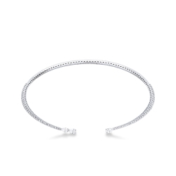Weißgold 18K Choker Kette mit Brillanten
