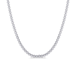Collier Damen ILLUSION aus Weißgold 750 mit Diamanten