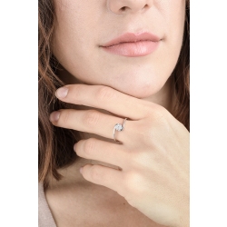 Weißgold Ring 750 TOI&MOI Illusion mit Diamanten 2