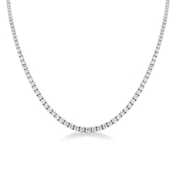 Collier aus 750er Weißgold mit Diamanten