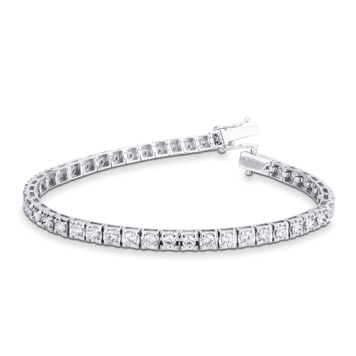 Tennis Diamantarmband aus Weißgold 750 