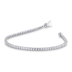 Tennisarmband Weißgold mit Brillanten