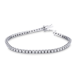 Tennisarmband Weißgold mit 0,04 Karat Diamanten