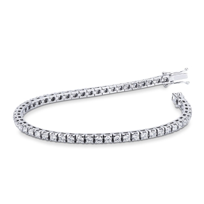 Diamantarmband Tennis 18K Weißgold