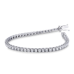 Tennisarmband Weißgold mit Diamanten