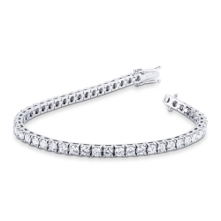 18K Weißgold 750 Tennisarmband