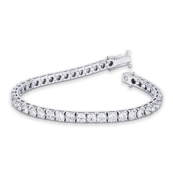 Tennis Armband Herren Damen mit Brillanten Weißgold 750
