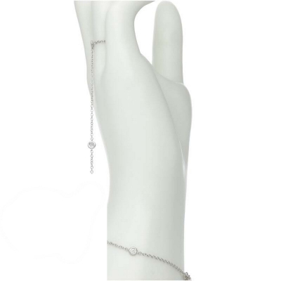 Handkette Weißgold 18K mit Diamanten