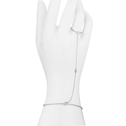 Handkette Weißgold 18K mit Diamanten