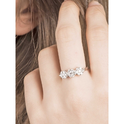 Trilogie Ring Weißgold ILLUSION