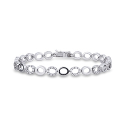 Designer Armband Damen Weißgold mit Diamanten