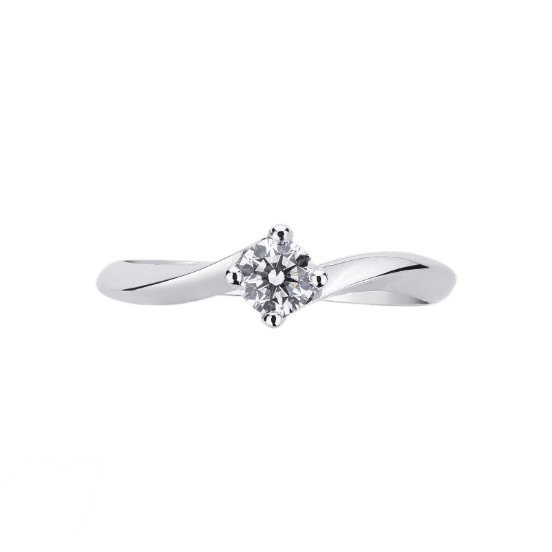 Antragsring in Weißgold mit Diamanten 0,30 Karat Antragsring in Weißgold mit Diamanten 0,30 Karat