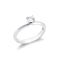 Weißgoldring Antragsring Solitärring