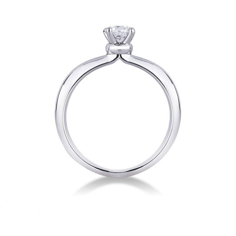 Verlobungsring Weißgold mit Brillant Verlobungsring Weißgold mit Brillant