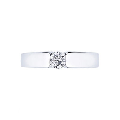 Solitär-Ring Diamant 0,3 ct Weißgold 750